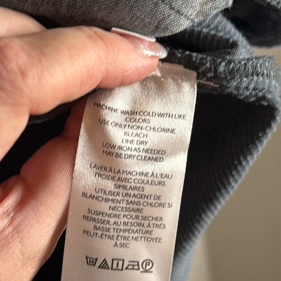 Pilcro Gray Washed Corduroy Blazer Size Large - Picture 4 of 7